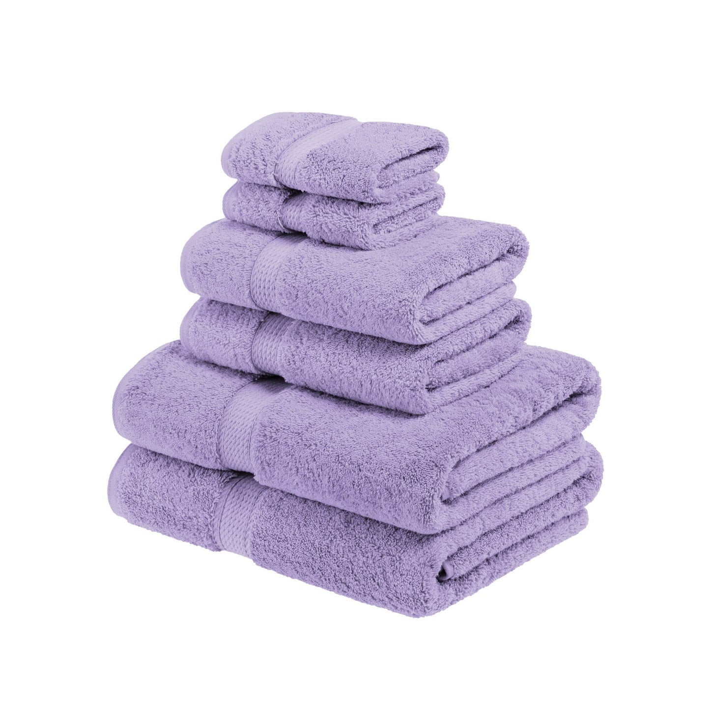 Superior Egyptian Cotton Pile Heavyweight 6-Piece Towel Set