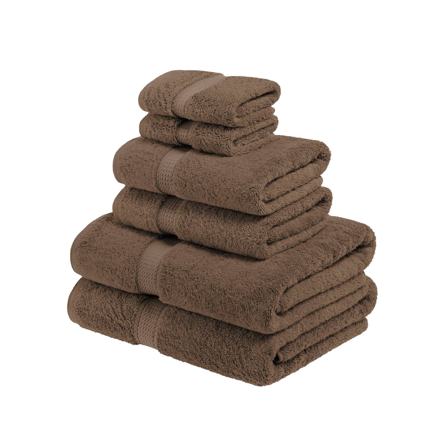 Superior Egyptian Cotton Pile Heavyweight 6-Piece Towel Set