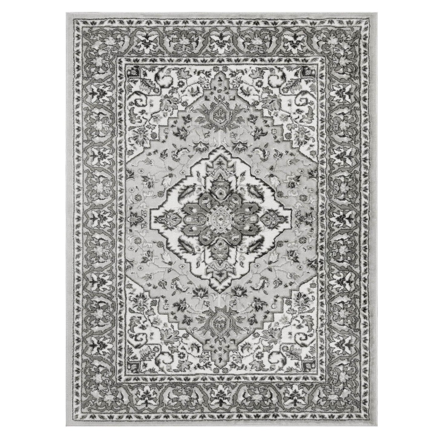 Superior Glendale Floral Medallion Indoor Area Rug