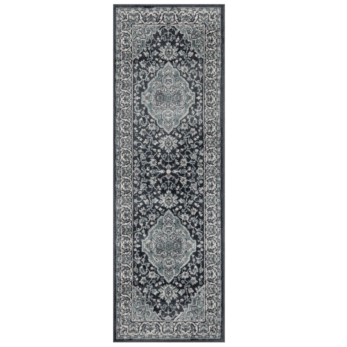 Superior Glendale Floral Medallion Indoor Area Rug