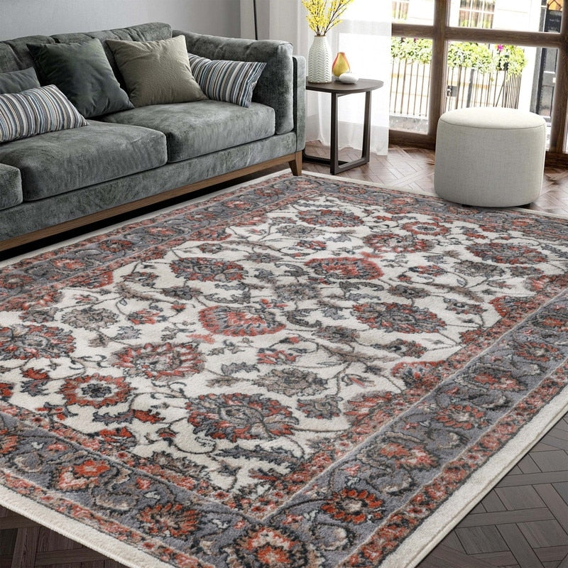Superior Lille Classic Floral Medallion Indoor Runner or Area Rug