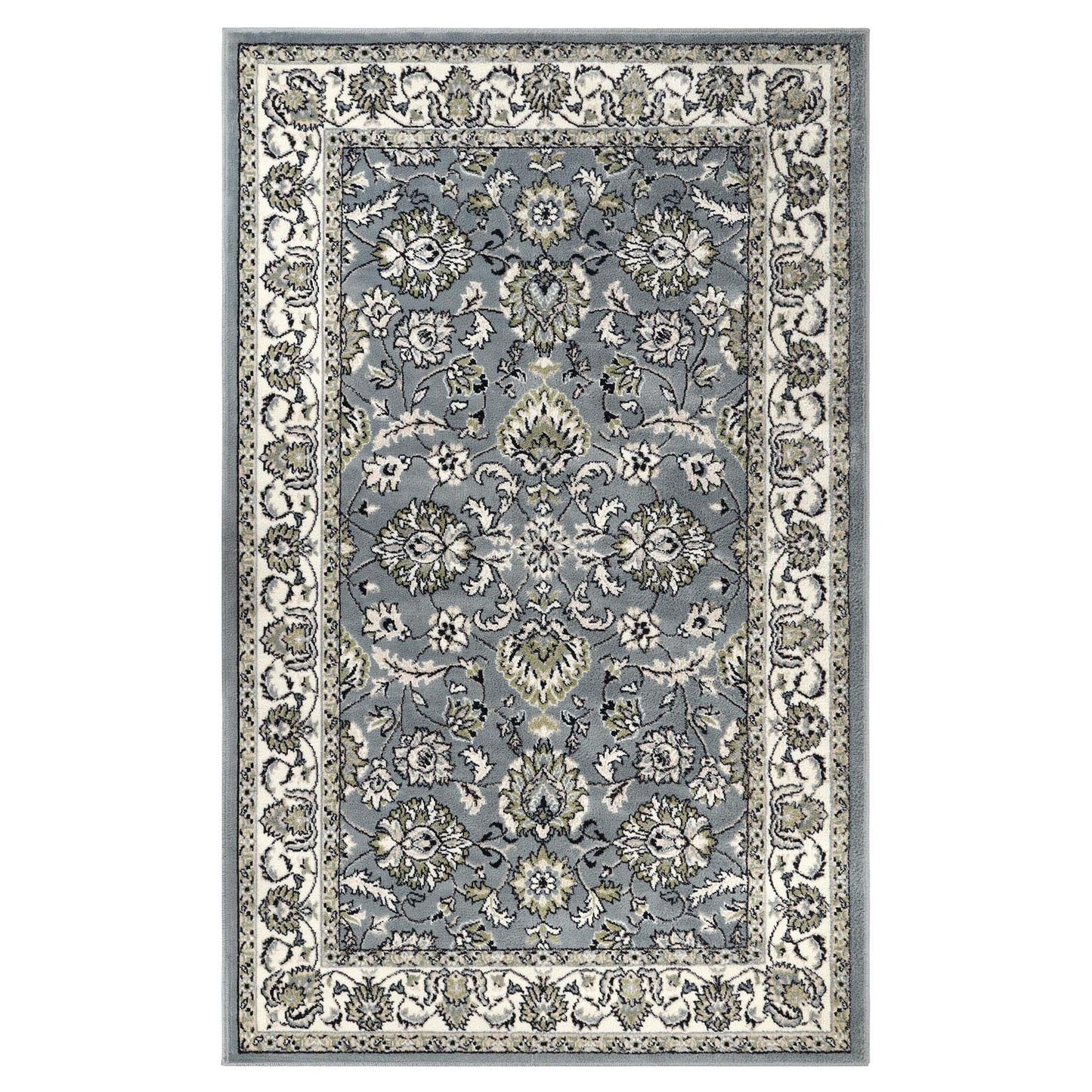 Superior Lille Classic Floral Medallion Indoor Runner or Area Rug