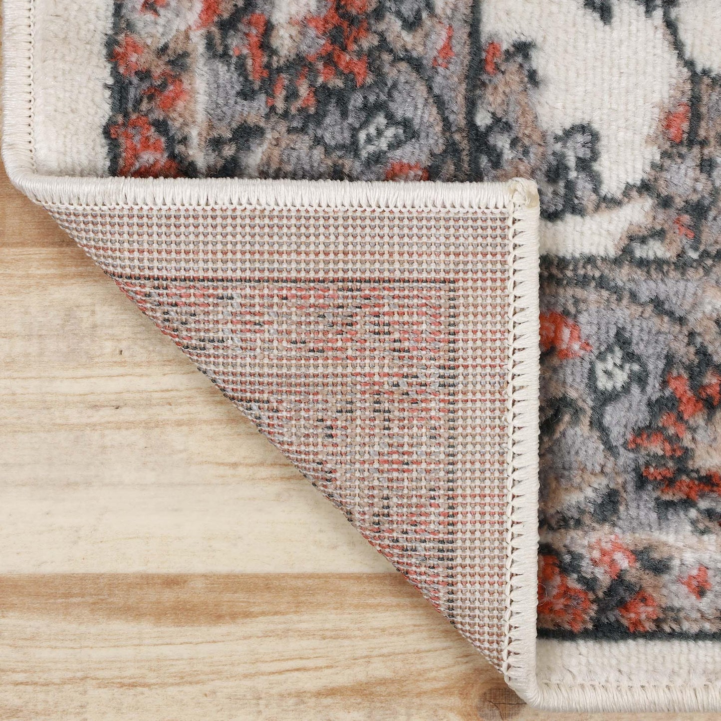 Superior Lille Classic Floral Medallion Indoor Runner or Area Rug