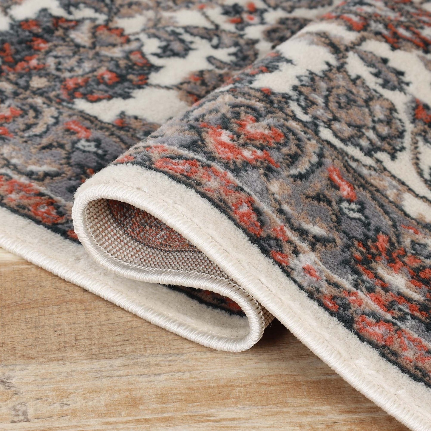 Superior Lille Classic Floral Medallion Indoor Runner or Area Rug