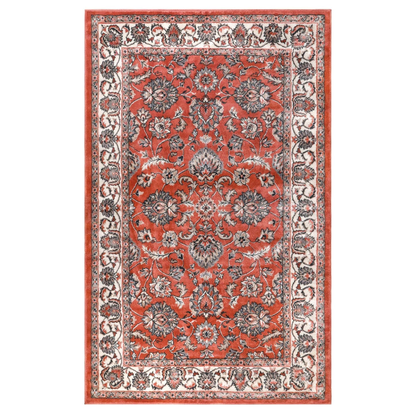 Superior Lille Classic Floral Medallion Indoor Runner or Area Rug