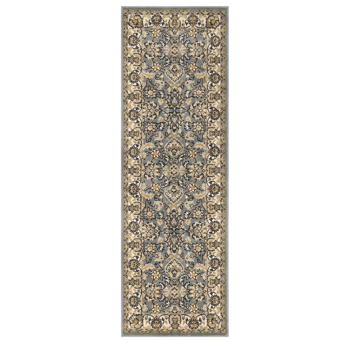 Superior Lille Classic Floral Medallion Indoor Runner or Area Rug