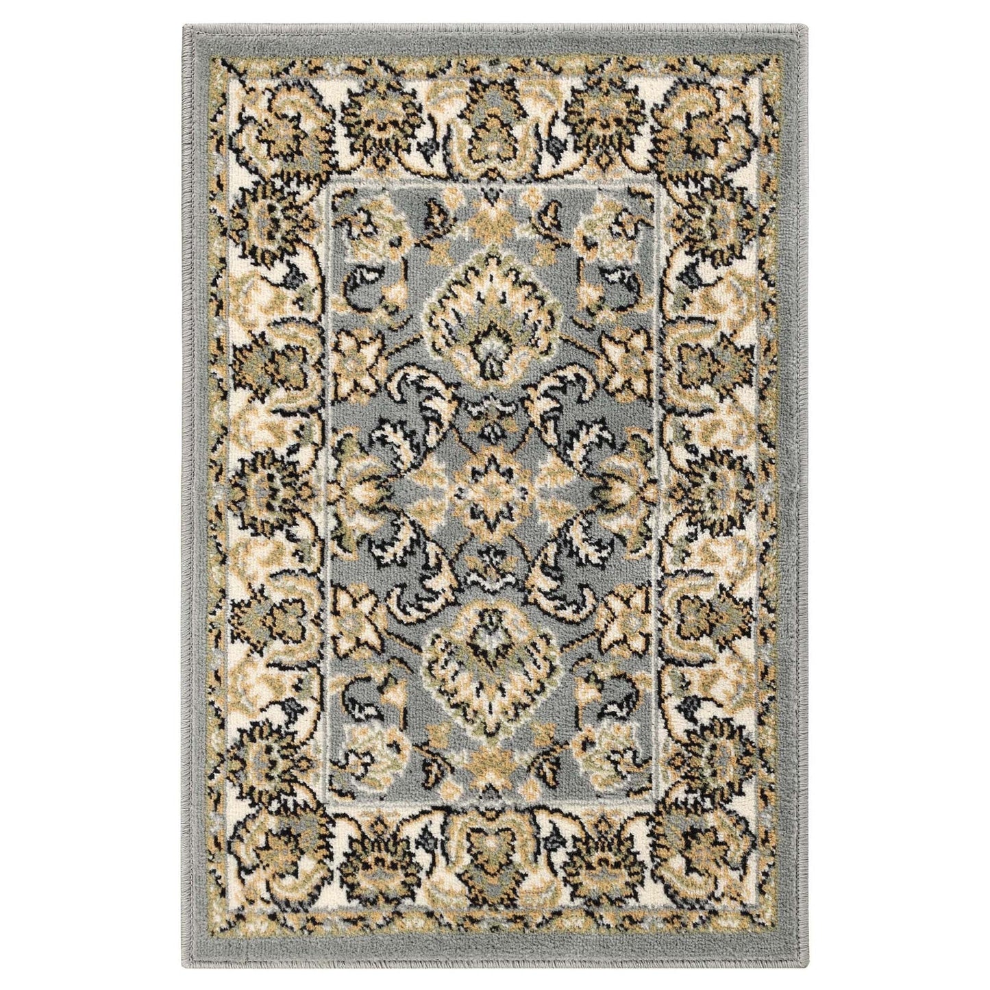 Superior Lille Classic Floral Medallion Indoor Runner or Area Rug
