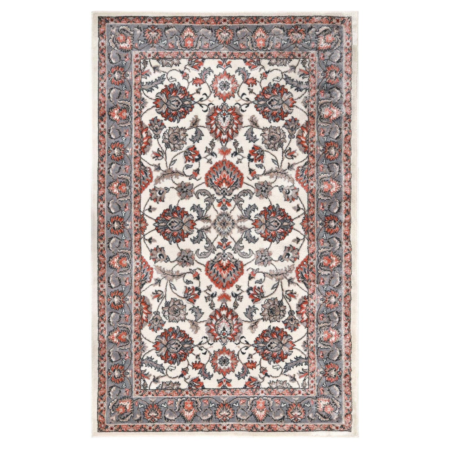 Superior Lille Classic Floral Medallion Indoor Runner or Area Rug