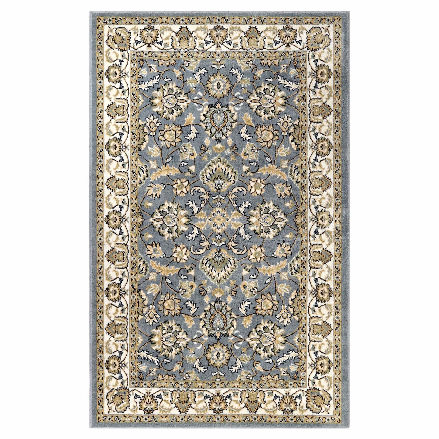 Superior Lille Classic Floral Medallion Indoor Runner or Area Rug