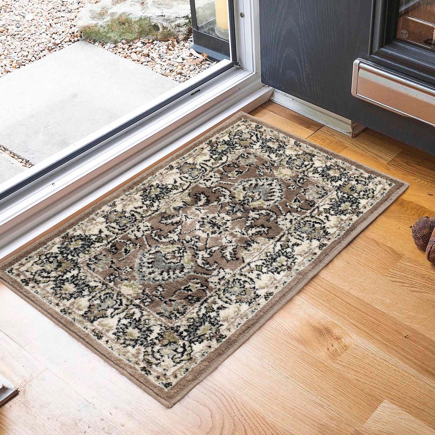 Superior Lille Classic Floral Medallion Indoor Runner or Area Rug