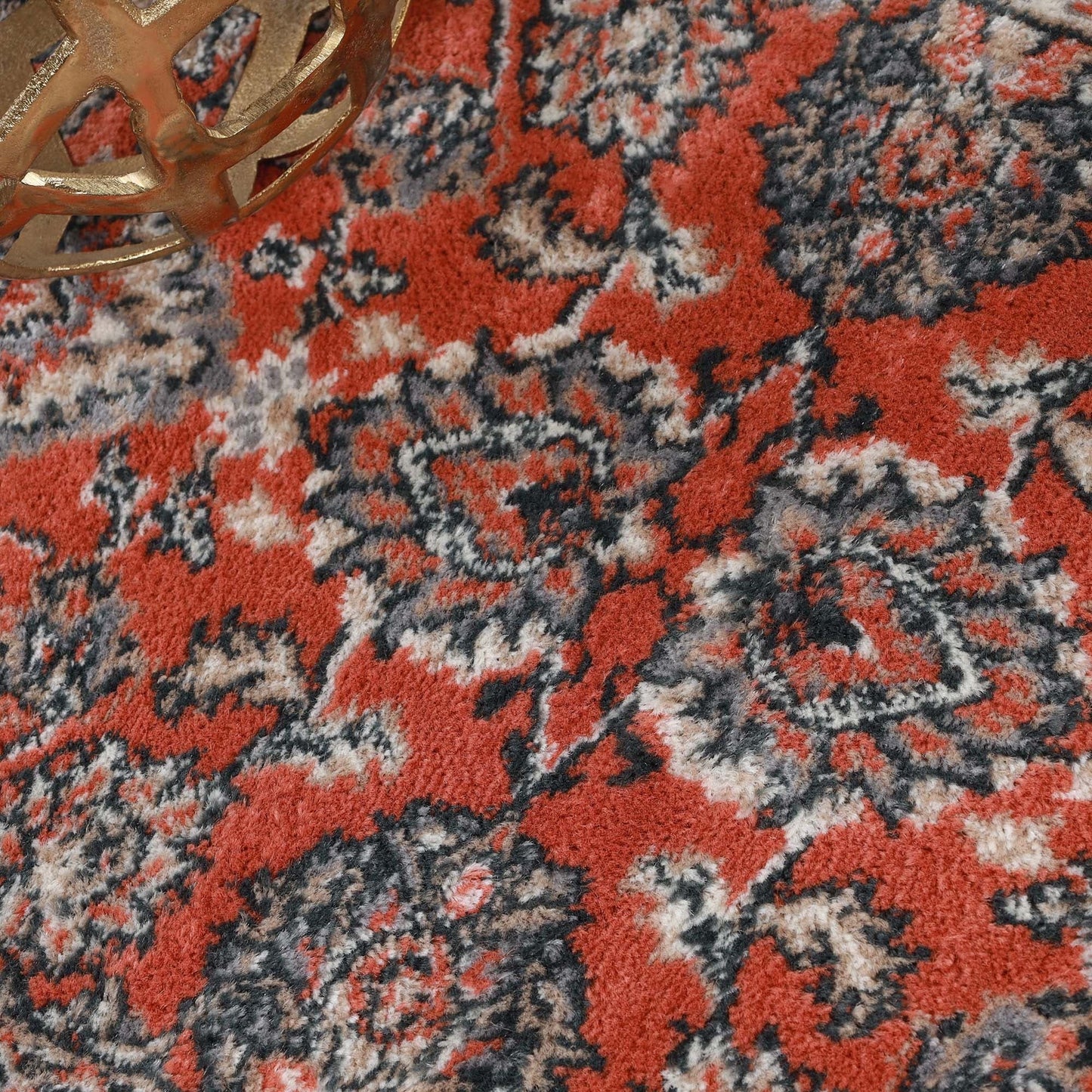 Superior Lille Classic Floral Medallion Indoor Runner or Area Rug