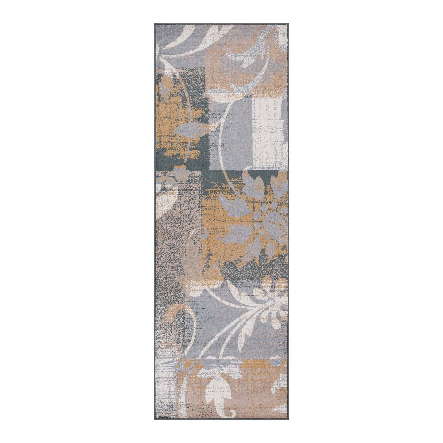 Superior Pastiche Contemporary Floral Patchwork Indoor Runner or Area Rug