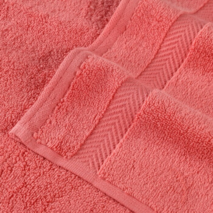 Superior Zero Twist Cotton Solid Soft Absorbent Hand Towel Set of 6