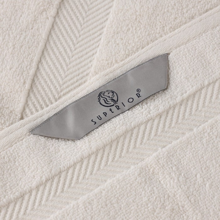 Superior Zero Twist Cotton Solid Soft Absorbent Hand Towel Set of 6