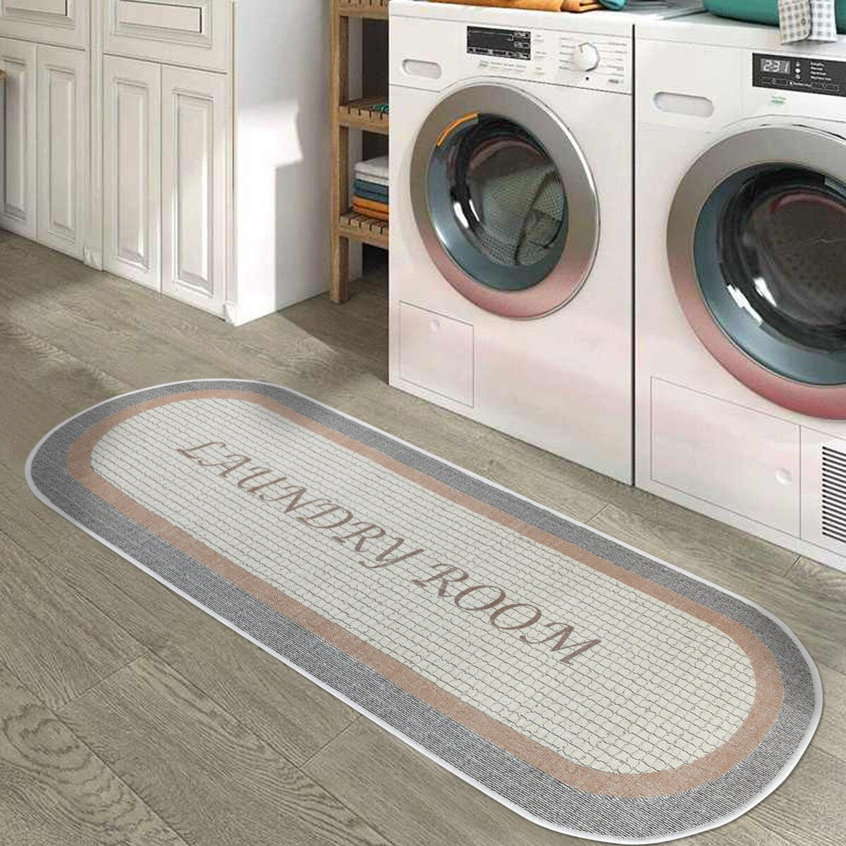SussexHome Washable Ultra Thin Laundry Room Rug Runner - 20 x 59