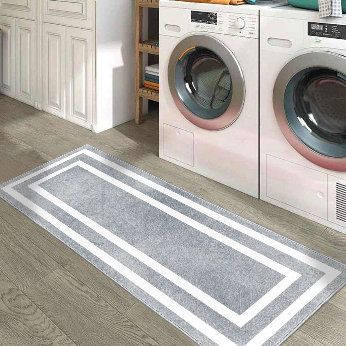 SussexHome Washable Ultra Thin Laundry Room Rug Runner - 20 x 59