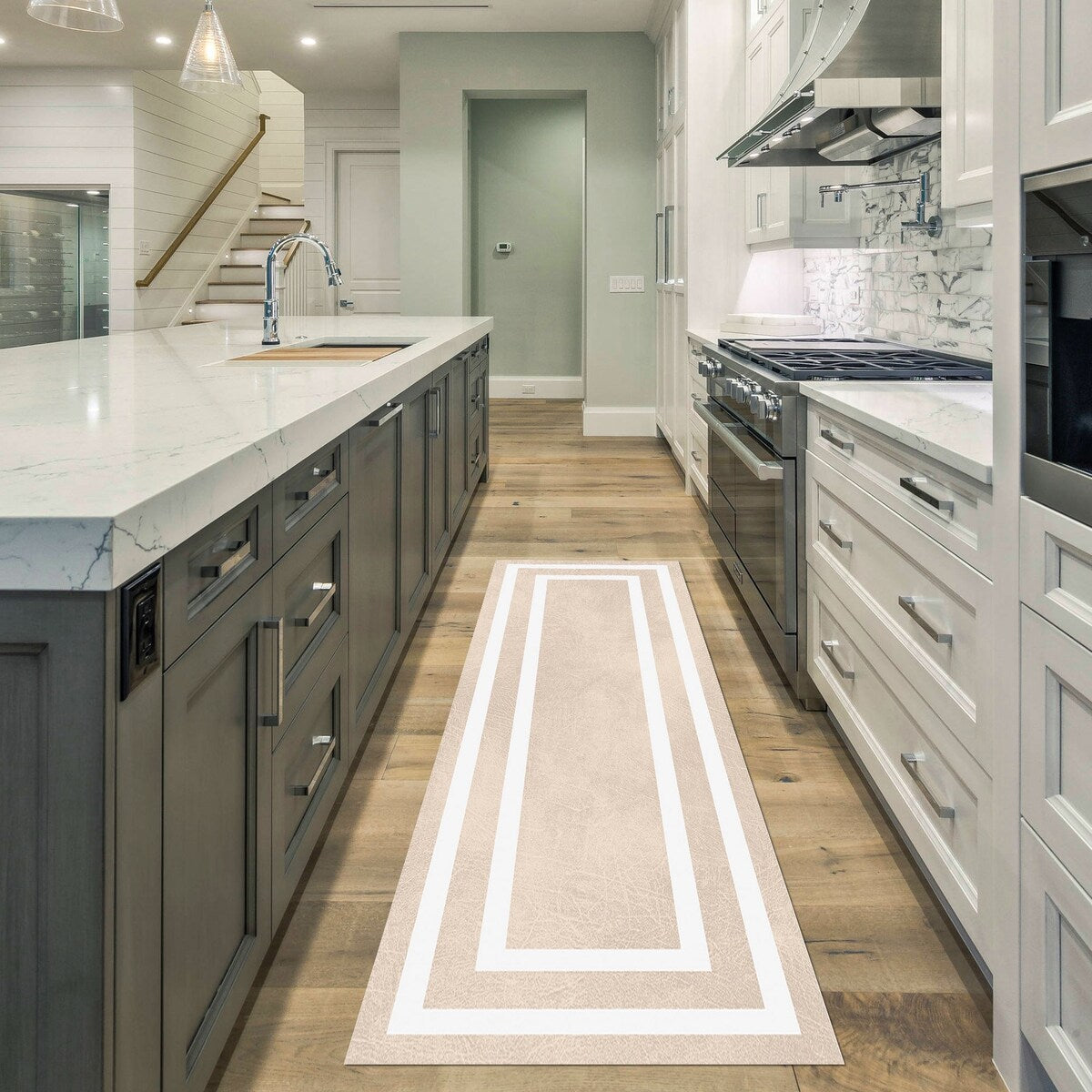 SussexHome Washable Ultra Thin Laundry Room Rug Runner - 20 x 59