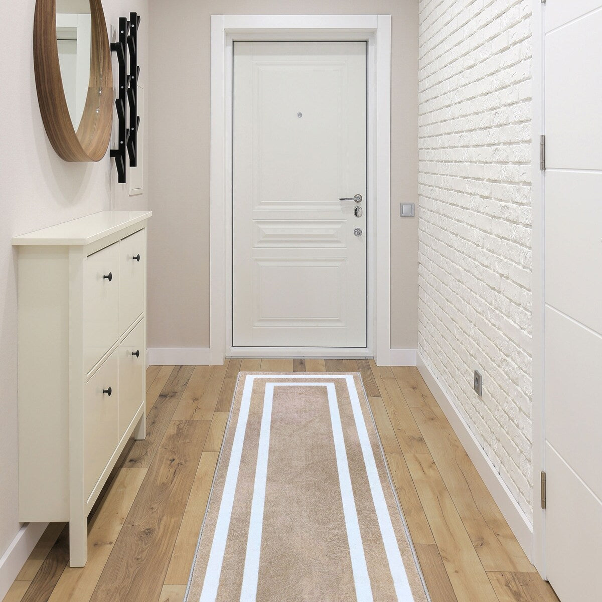 SussexHome Washable Ultra Thin Laundry Room Rug Runner - 20 x 59
