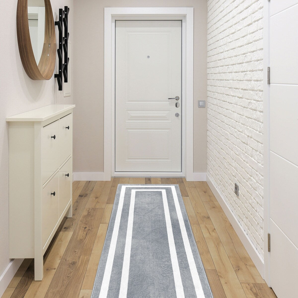 SussexHome Washable Ultra Thin Laundry Room Rug Runner - 20 x 59