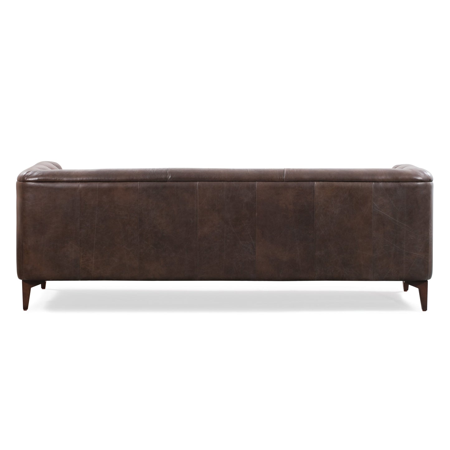 Canapé Poly & Bark Essex 89 - Cuir italien véritable pleine fleur