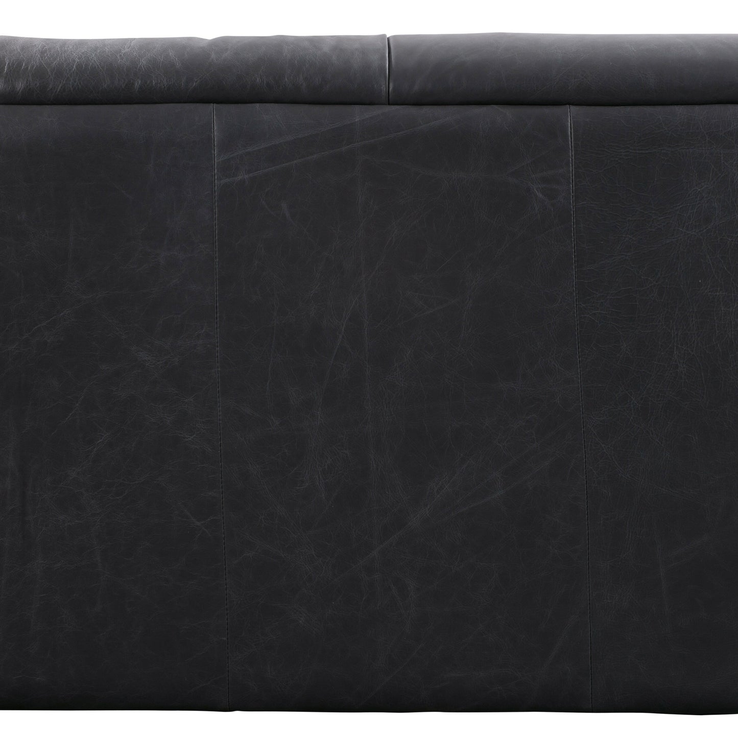 Canapé Poly & Bark Essex 89 - Cuir italien véritable pleine fleur