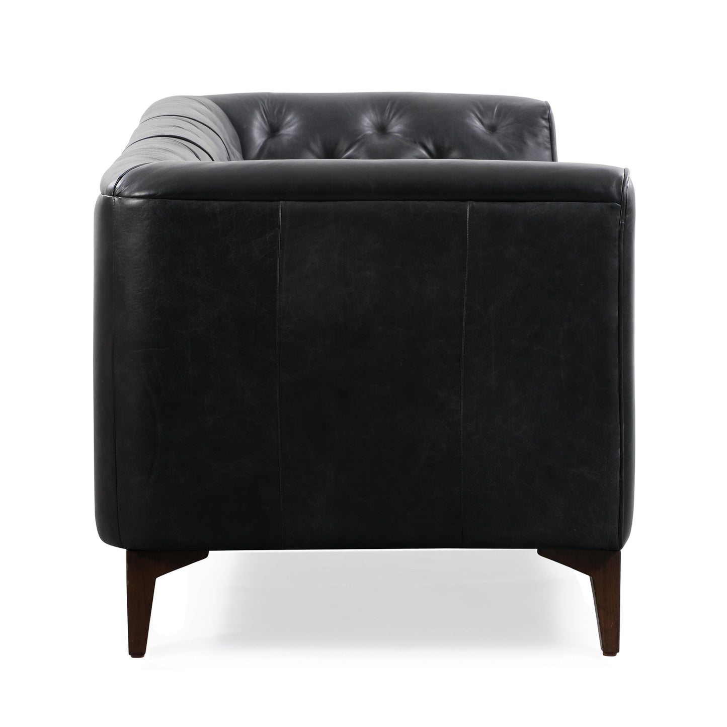 Canapé Poly & Bark Essex 89 - Cuir italien véritable pleine fleur