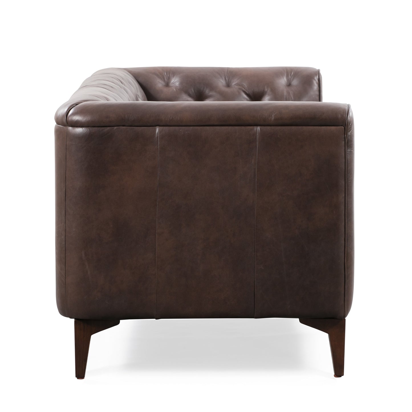 Canapé Poly & Bark Essex 89 - Cuir italien véritable pleine fleur