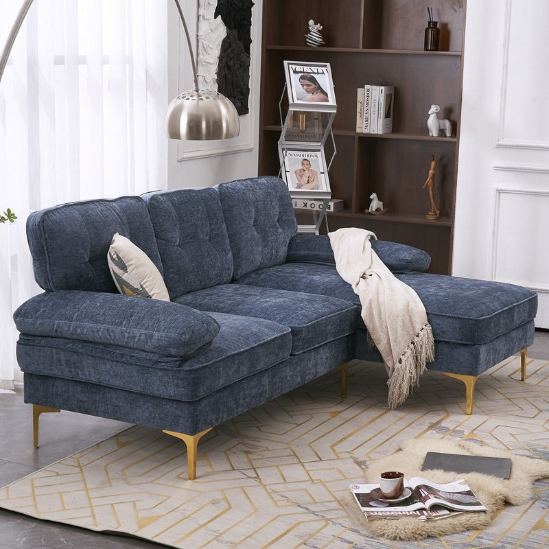 Canapé modulaire d'intérieur trois places, simple et élégant