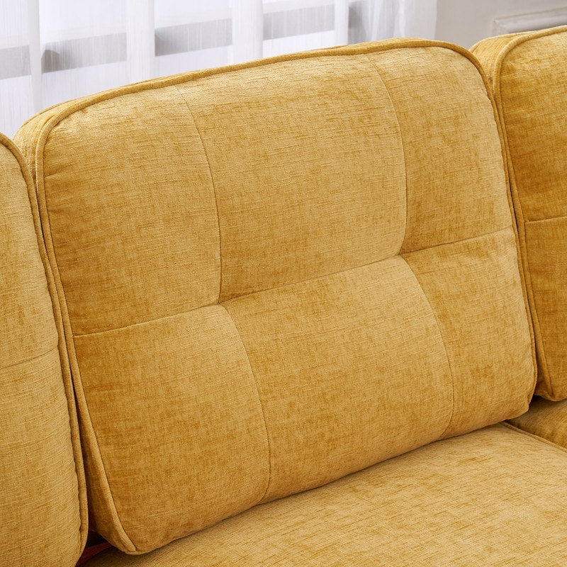 Canapé modulaire d'intérieur trois places, simple et élégant