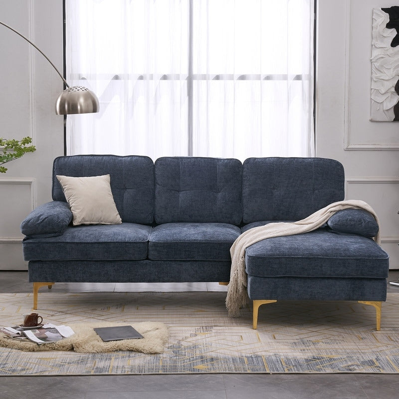 Canapé modulaire d'intérieur trois places, simple et élégant