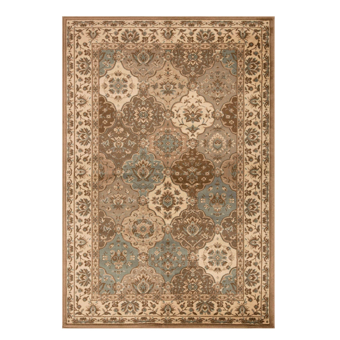 Superior Palmyra Traditional Floral Medallion Indoor Runner or Area Rug