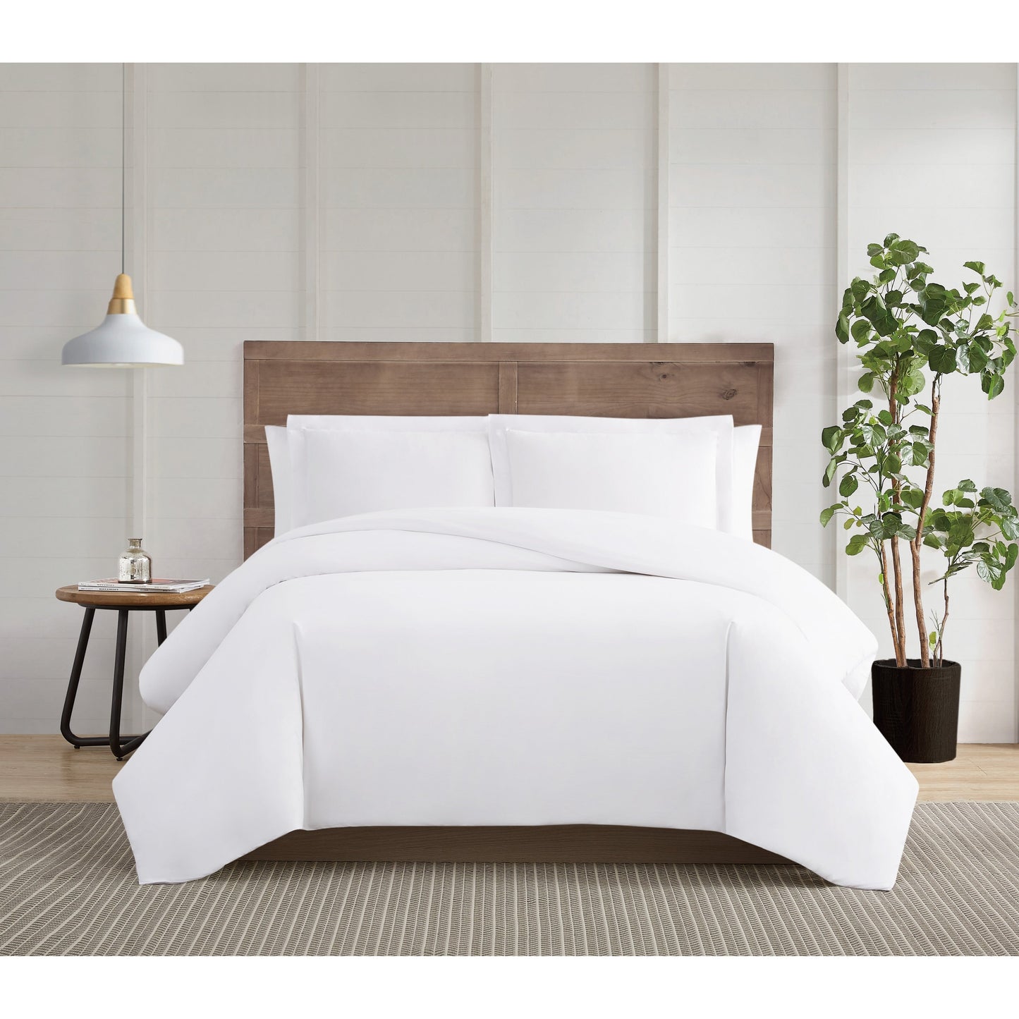 Truly Calm Silver Cool Antimicrobial 3 Piece Duvet Cover Set