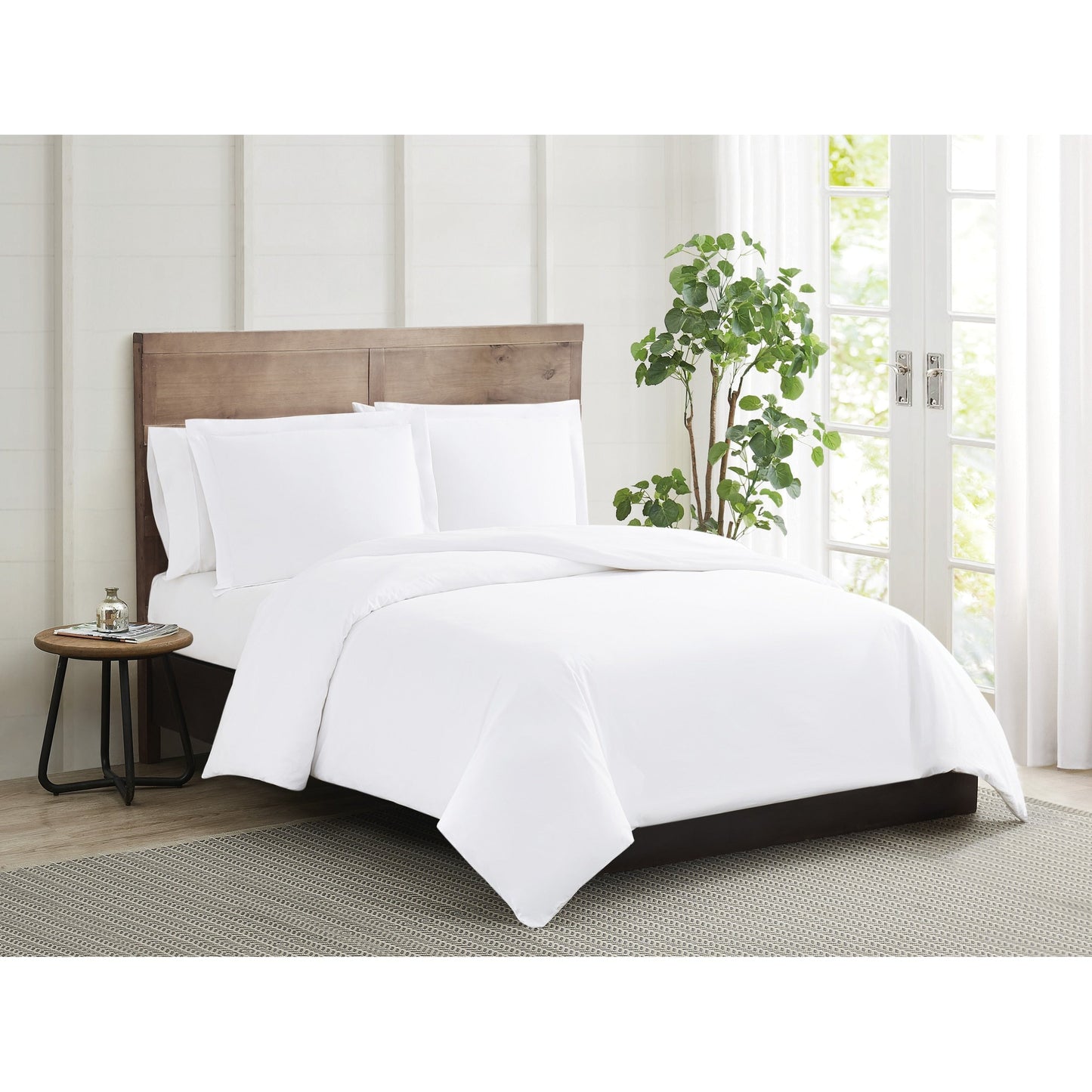Truly Calm Silver Cool Antimicrobial 3 Piece Duvet Cover Set