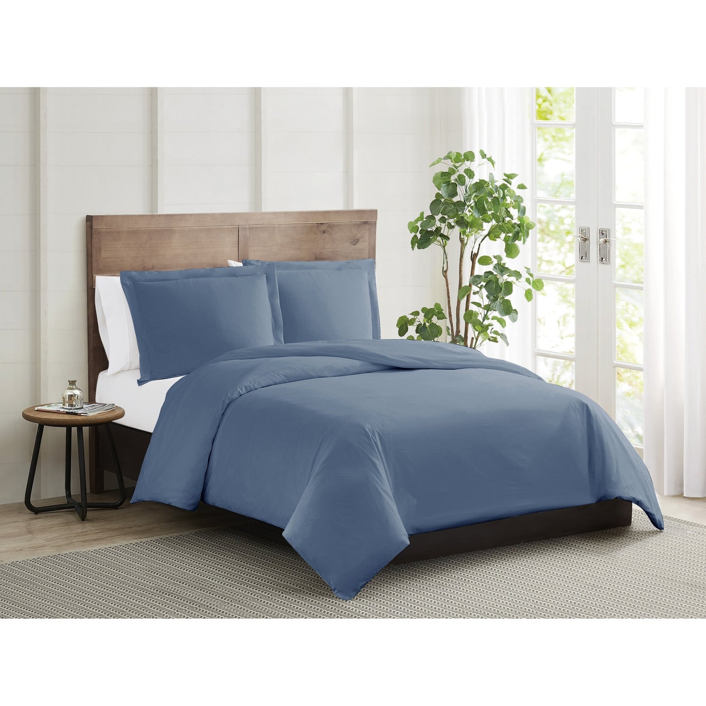 Truly Calm Silver Cool Antimicrobial 3 Piece Duvet Cover Set