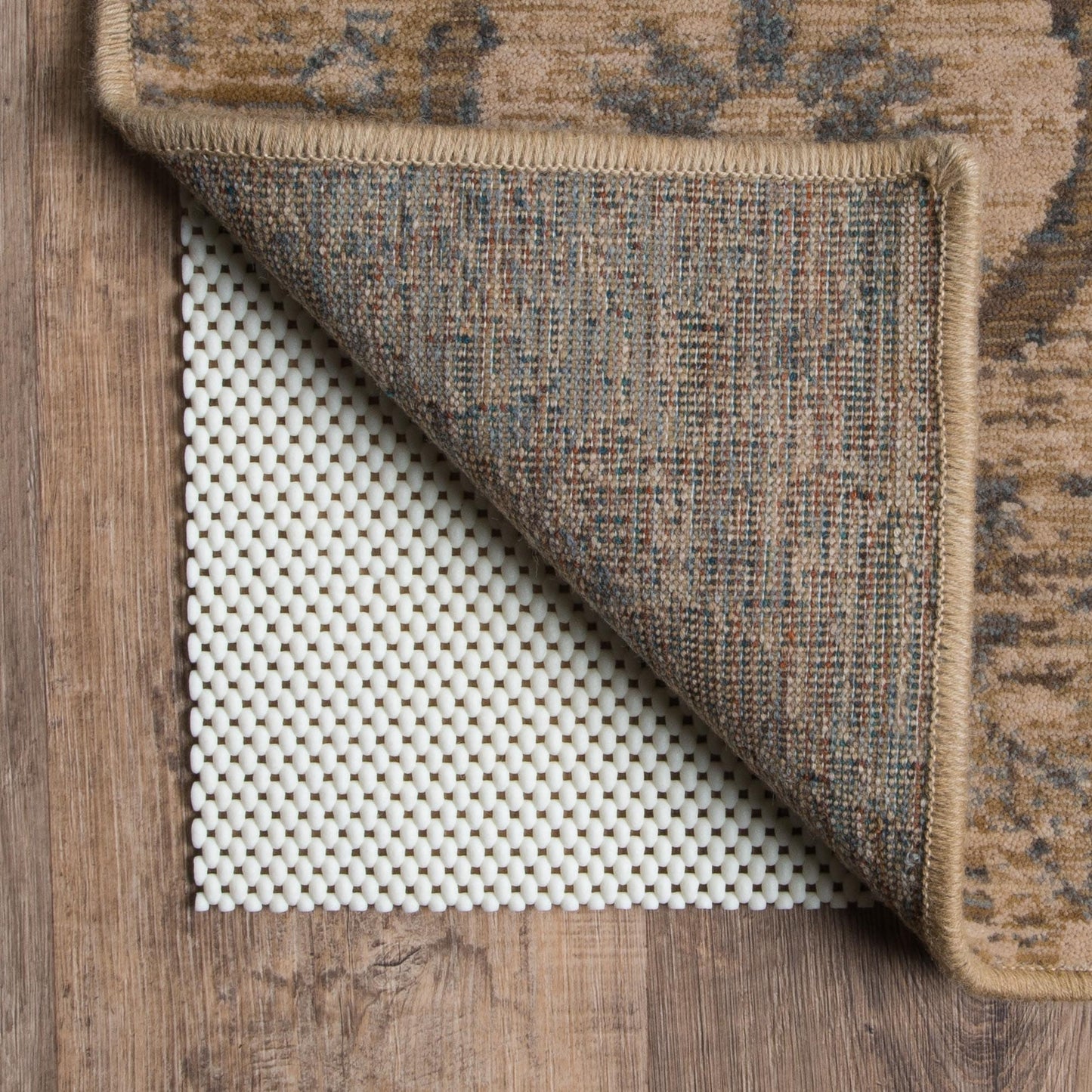 Vista Home Ultra Hold White PVC-coated Knit Polyester Rug Pad - Beige