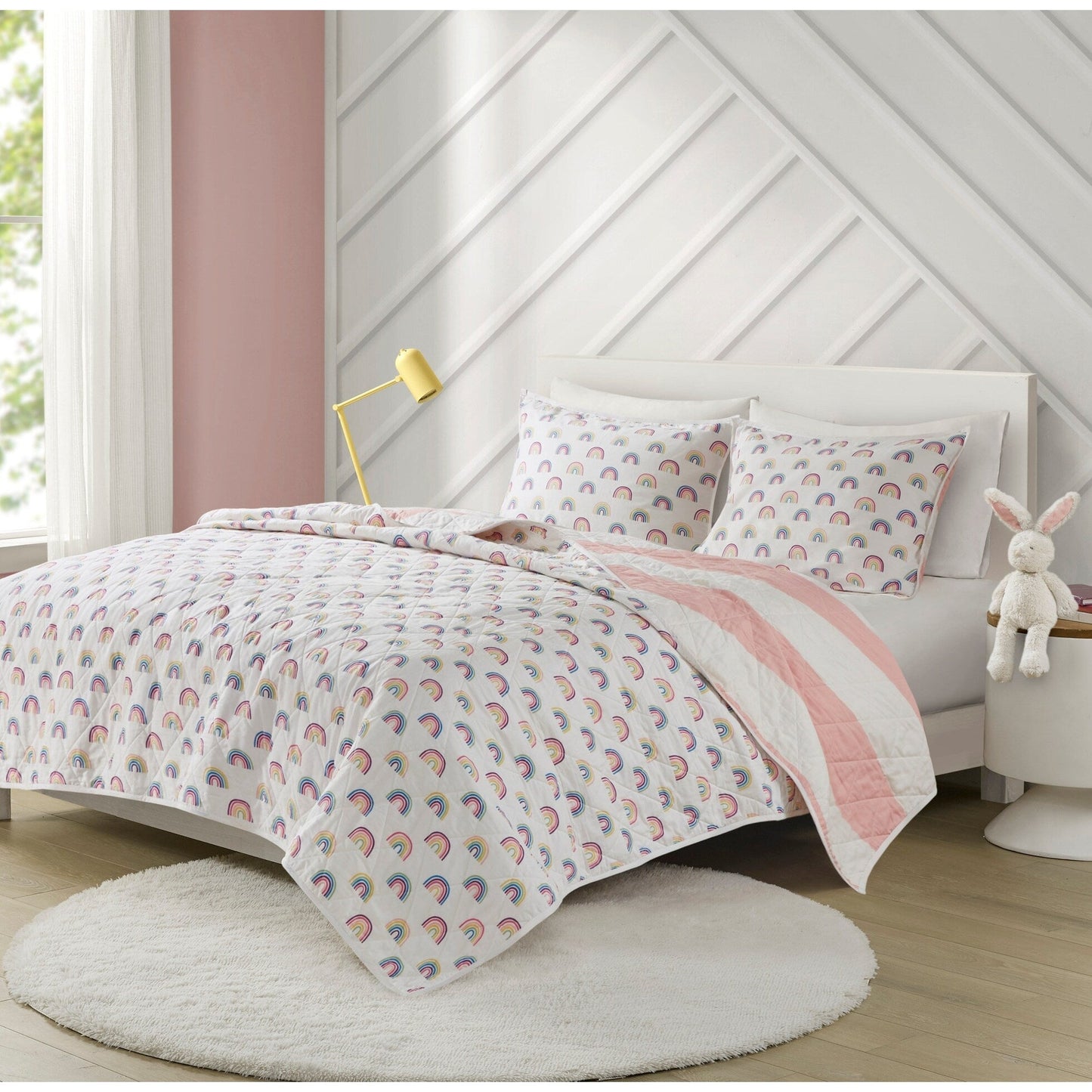 Urban Habitat Kids Dakota Cotton Cabana Stripe Reversible Quilt Set