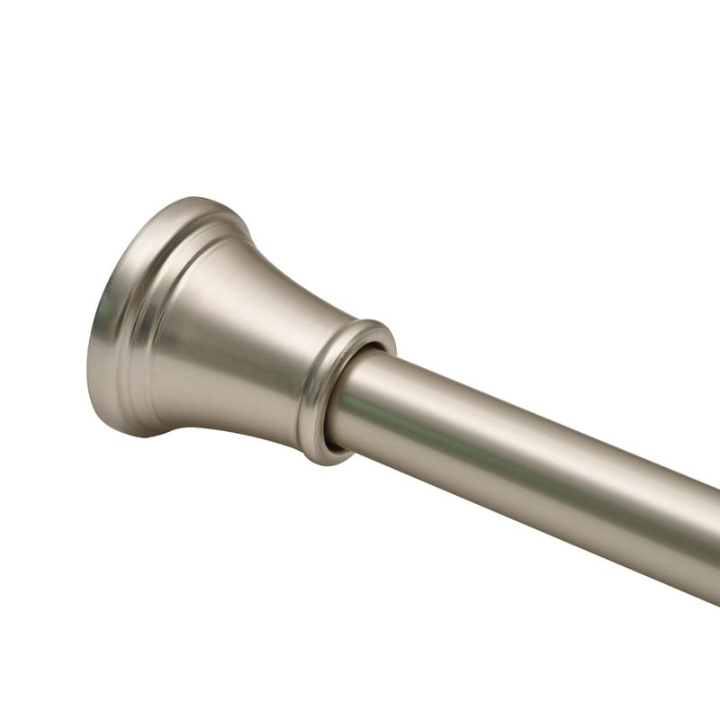 Utopia Alley Adjustable 72-Inch Shower Curtain Tension Rod - Rust-Proof Aluminum with Rubber End Cap, No Drill Installation