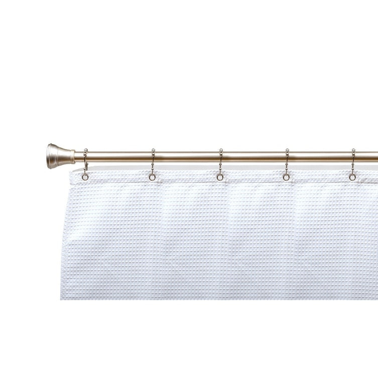 Utopia Alley Double Roller Ball Stainless Steel Shower Curtain Hooks Rings, Set of 12