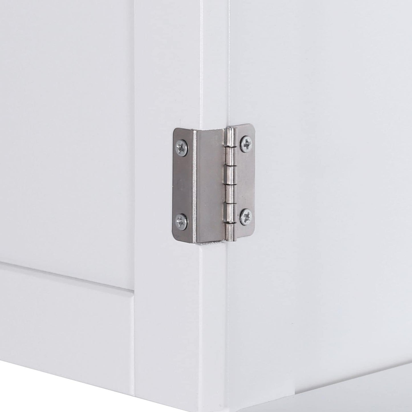 VEIKOUS Bathroom Over The Toilet Storage Cabinet Organizer With Doors and Shelves