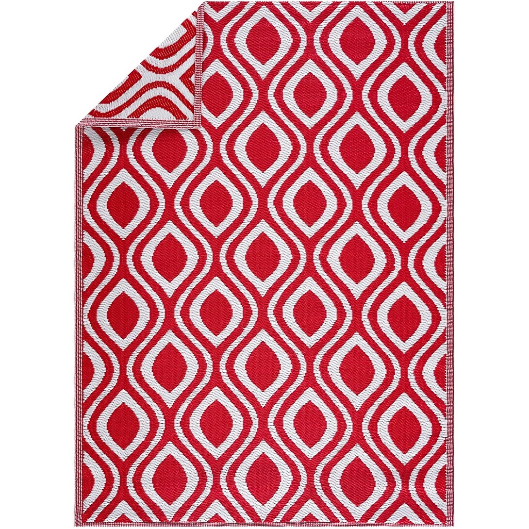 Venice Lightweight Reversible Recycled Plastic Outdoor Floor Mat/Rug