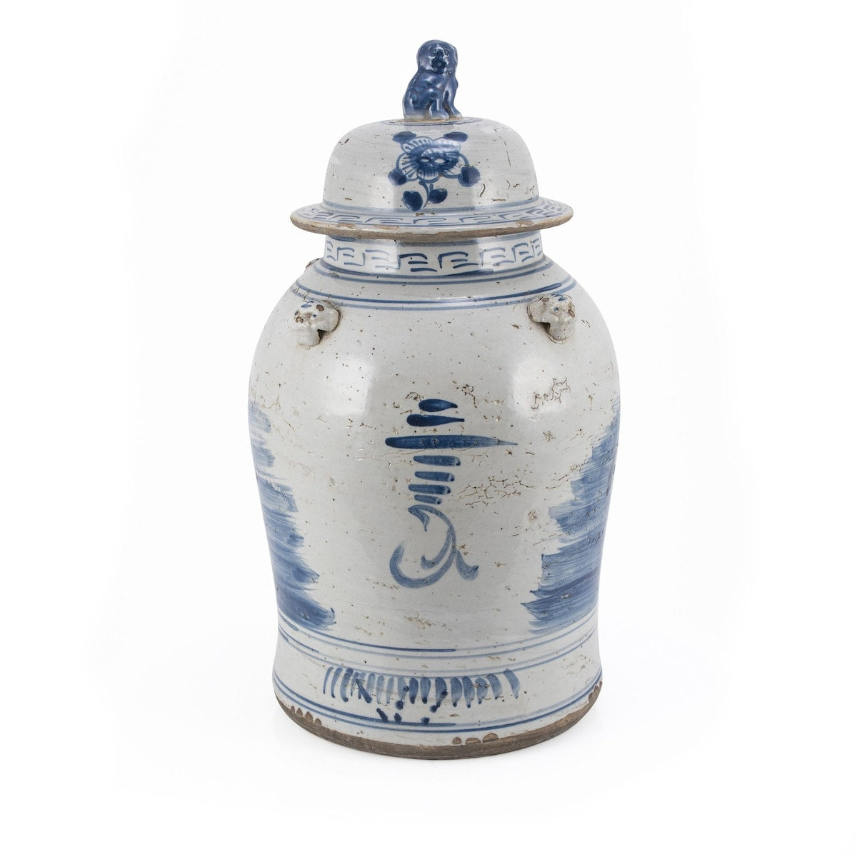 Vintage Temple Jar Four Season Plants - Small