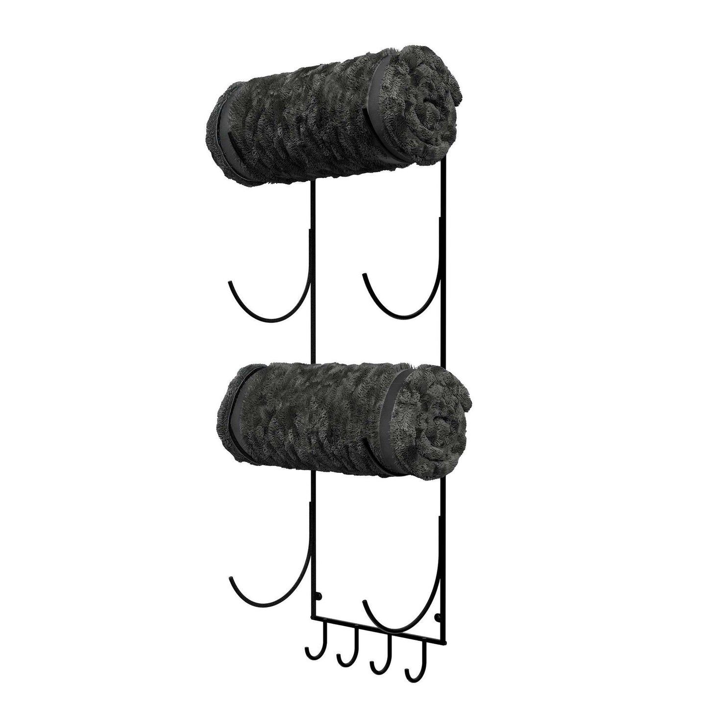 Wallniture Boto Towel Rack, Rustic Wall Decor Bathroom Organizer