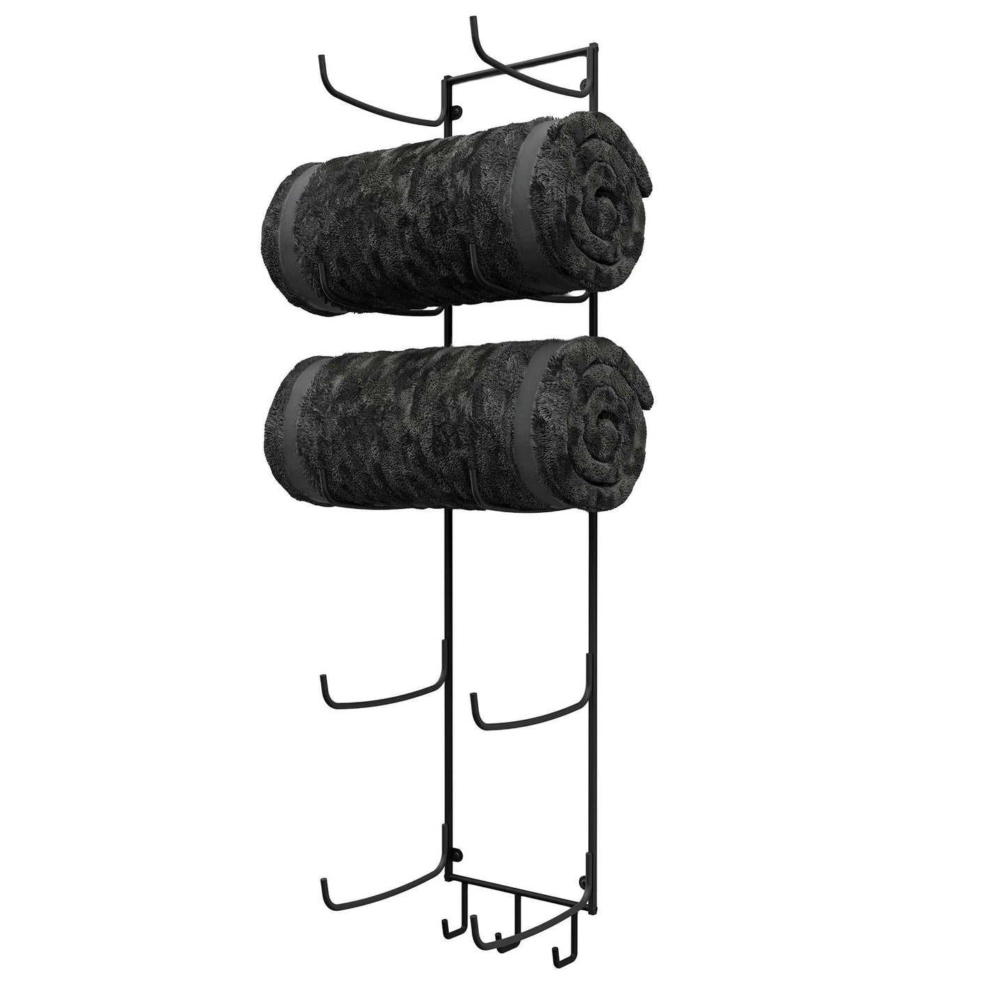 Wallniture Boto Towel Rack, Rustic Wall Decor Bathroom Organizer