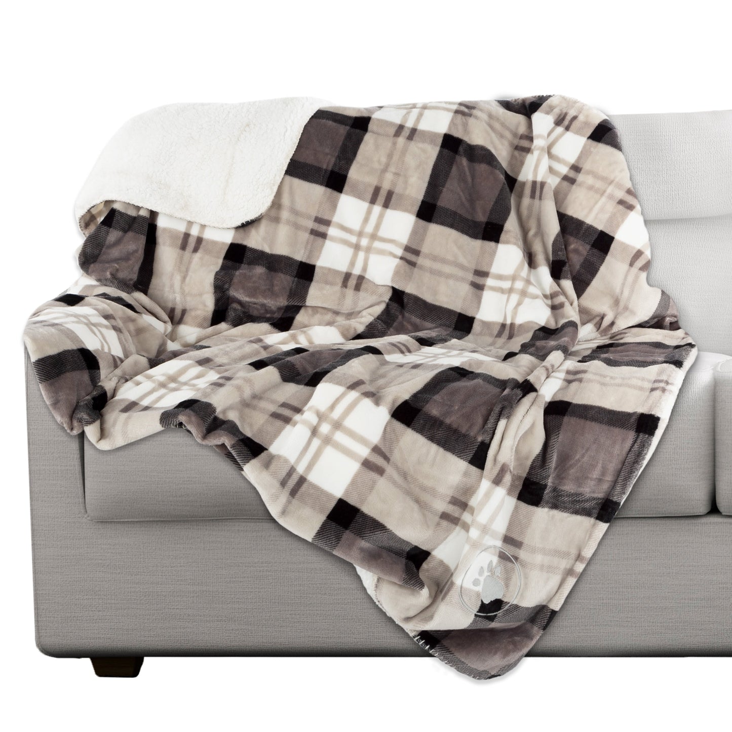 Waterproof Blanket for Dogs and Cats - Reversible Throw for Couch, Bed, or Car