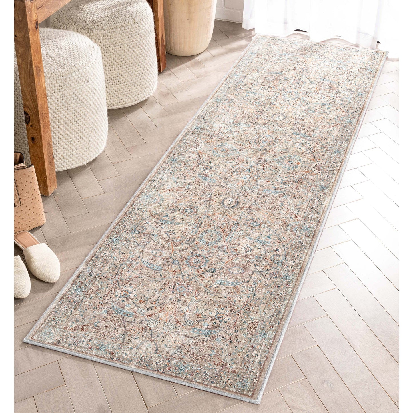 Well Woven Asha Vintage Emilia Flat-Weave Area Rug