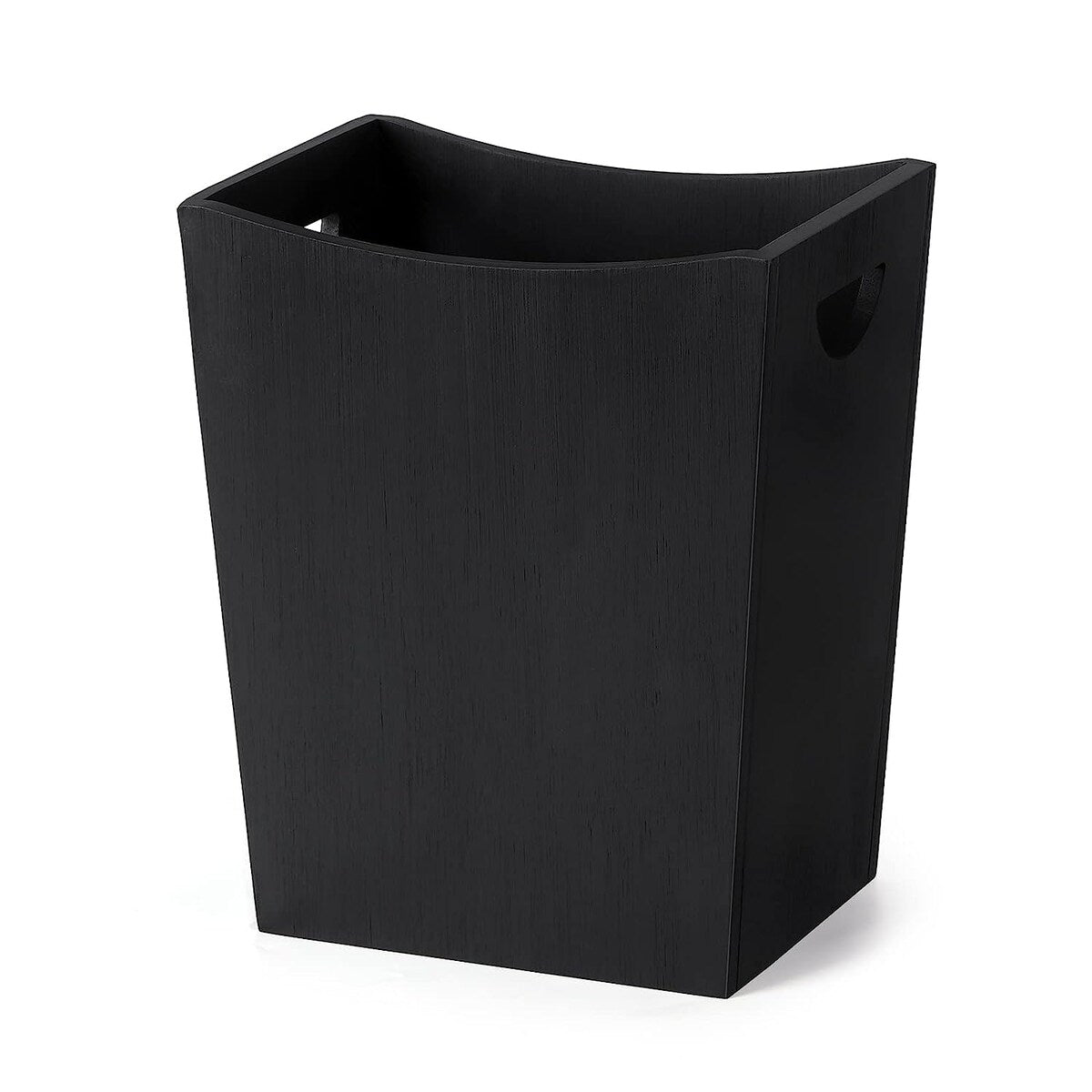 Wood Trash Can, Rustic Farmhouse Style Wastebasket Bin