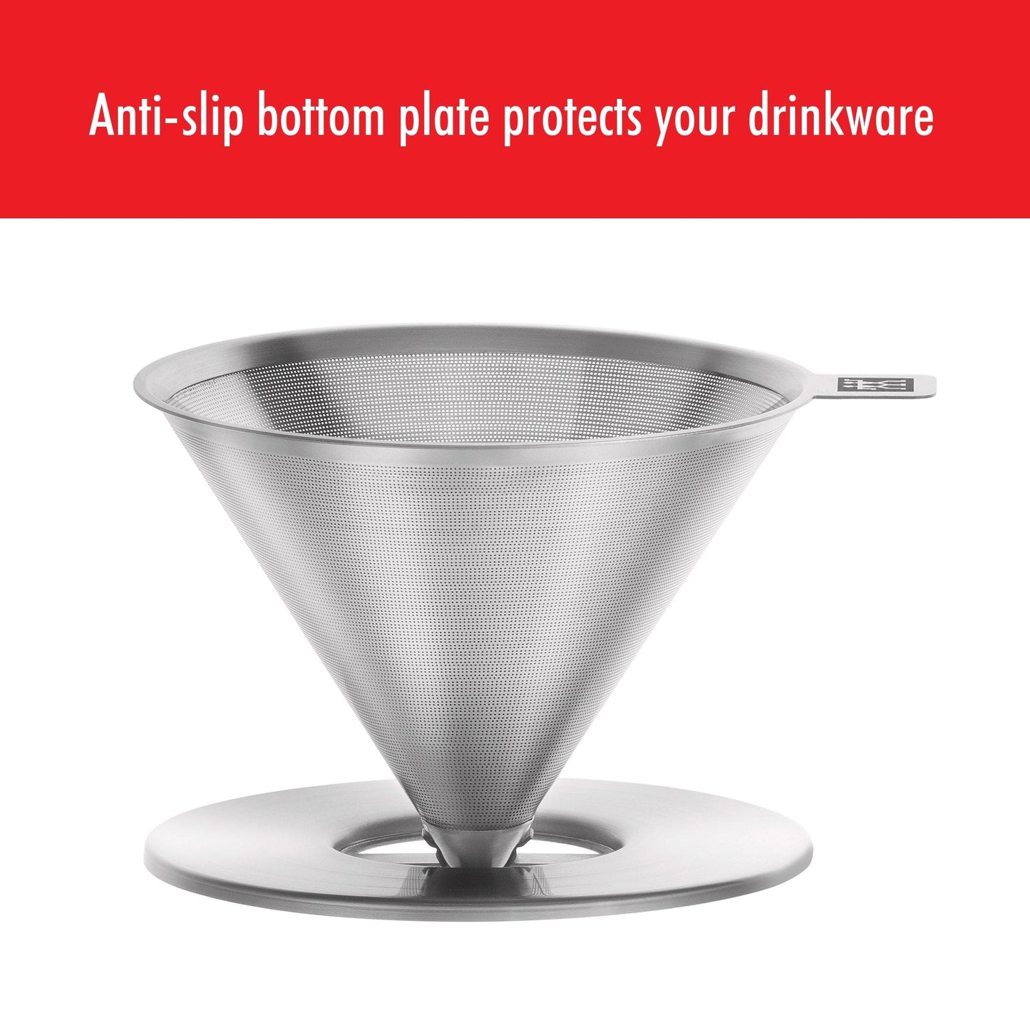 ZWILLING Sorrento Stainless Steel Pour Over Coffee Dripper - Silver - 1 unit