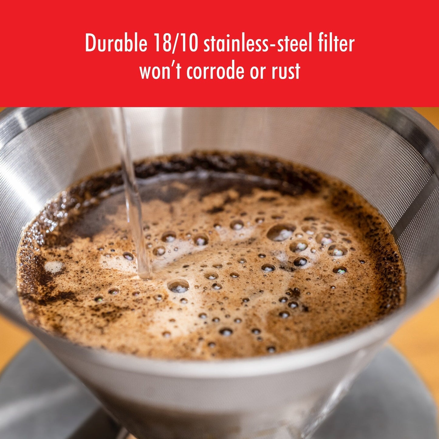 ZWILLING Sorrento Stainless Steel Pour Over Coffee Dripper - Silver - 1 unit