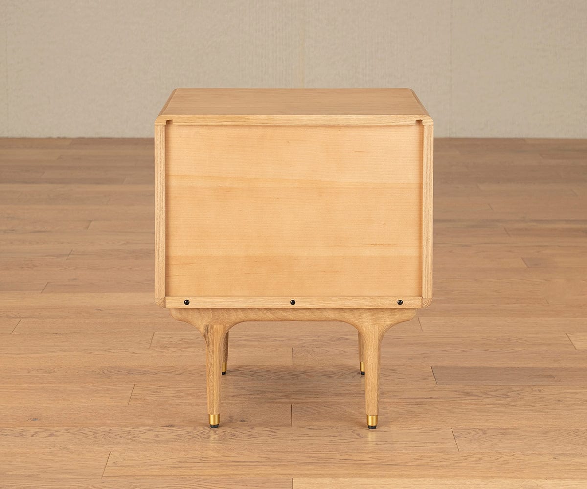 Table de chevet Hendrick Tambour II - Chêne blanc