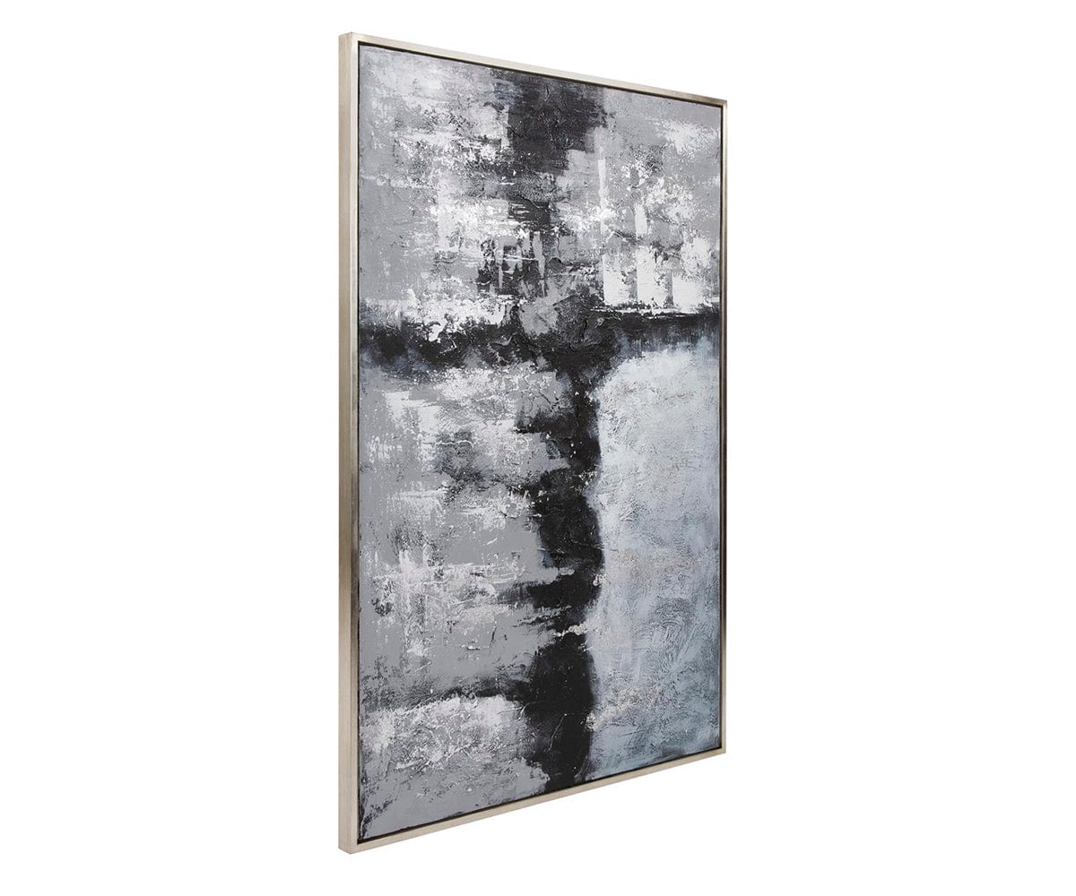 Art mural paysage abstrait